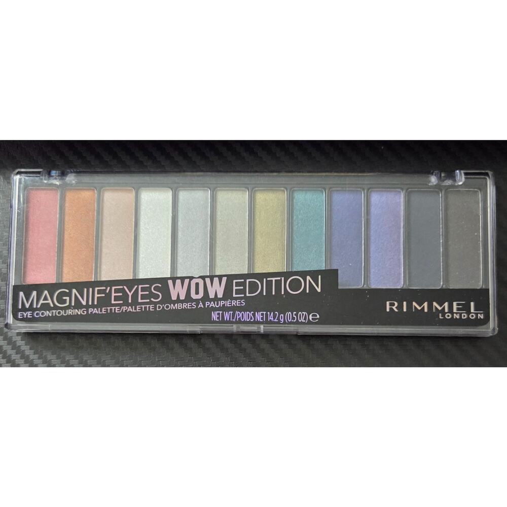 Rimmel London Magnif'Eyes WOW Edition Eyeshadow Palette 12 Shades Eye Makeup NEW
